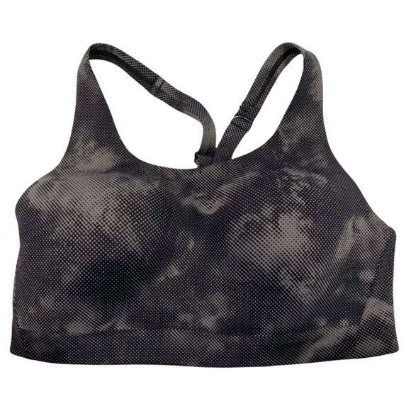 Athleta Other - NWT ATHLETA Printed Advance Bra B-DD Sz 40C Black Gray Adjustable Straps